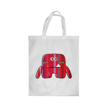 Cartoons Printed Shopping Bag White N20767110A
