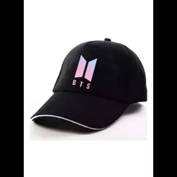 Casual plain basic cap Black