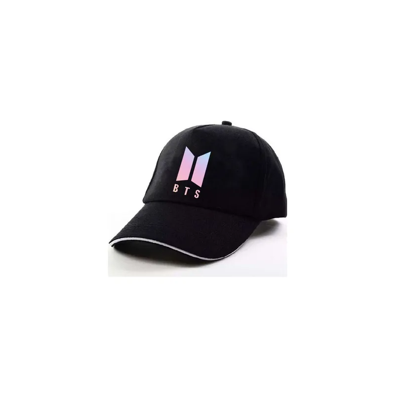 Casual plain basic cap Black