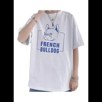 Casual Printed Round Neck...