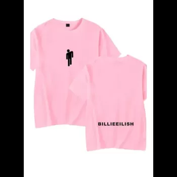 Casual Round Neck Tshirt Pink