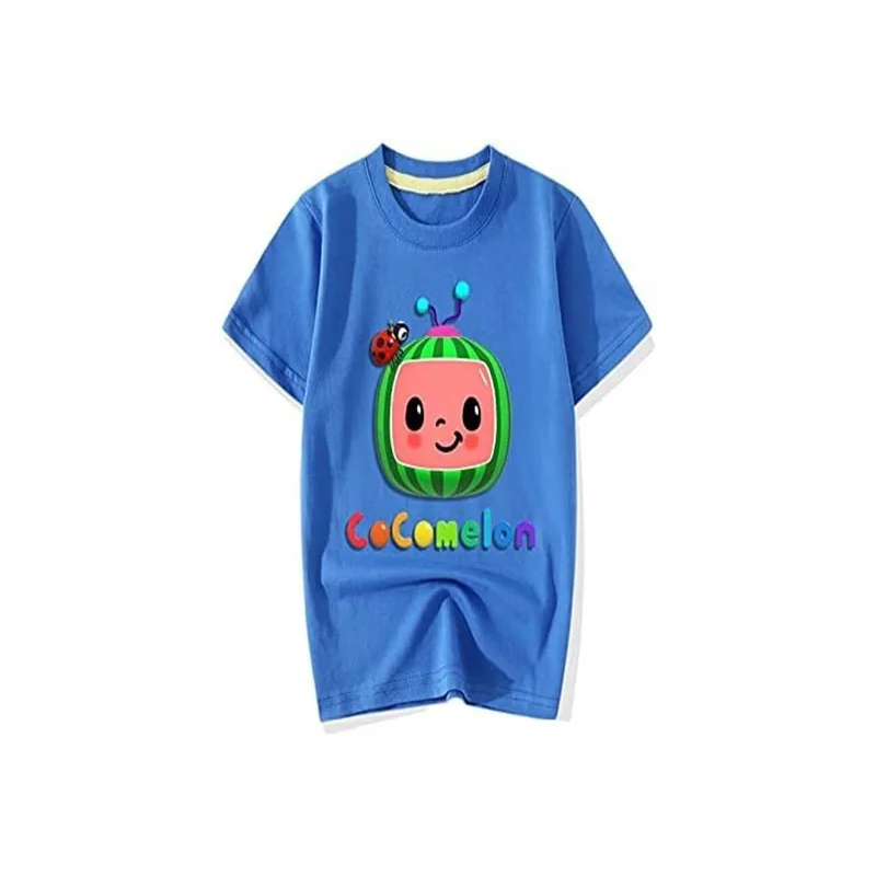 Cocomelon Casual Summer Outdoor Printed TShirt Blue