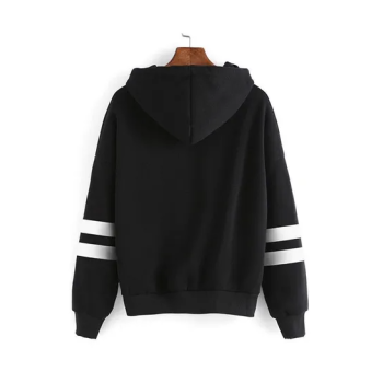 Cotton BTS Logo Printing Hoodie Black N32214919V