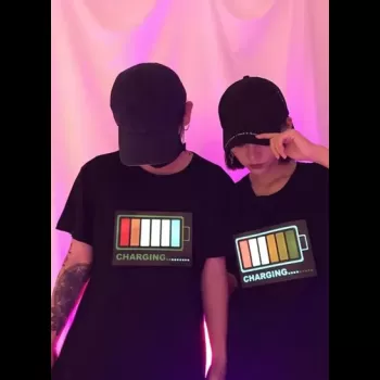 Couple Oneck Short Sleeve...