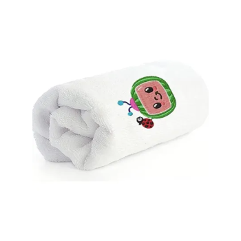 Embroidered Cocomelon Towels, Embroidered Bath Towel, Kids Towel, Nursery KidsTowels, Birthday Gift