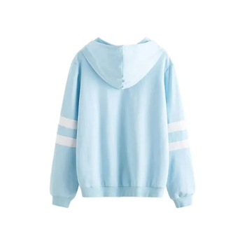 Embroidery Flower Rose Design Light Blue For Women