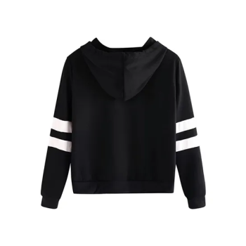 Embroidery Patch Rose Design Hoodie For Unisex Adult