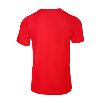 England Printed Round Neck T-Shirt Red