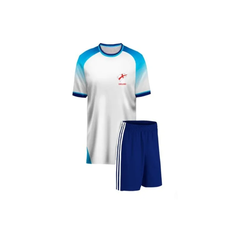 England Football Jersey Set For Kids And Adults