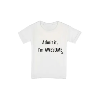 Bp English Phrases Printed T-Shirt, White