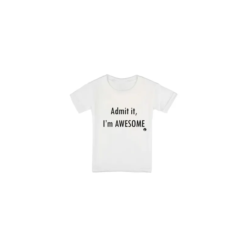 Bp English Phrases Printed T-Shirt, White