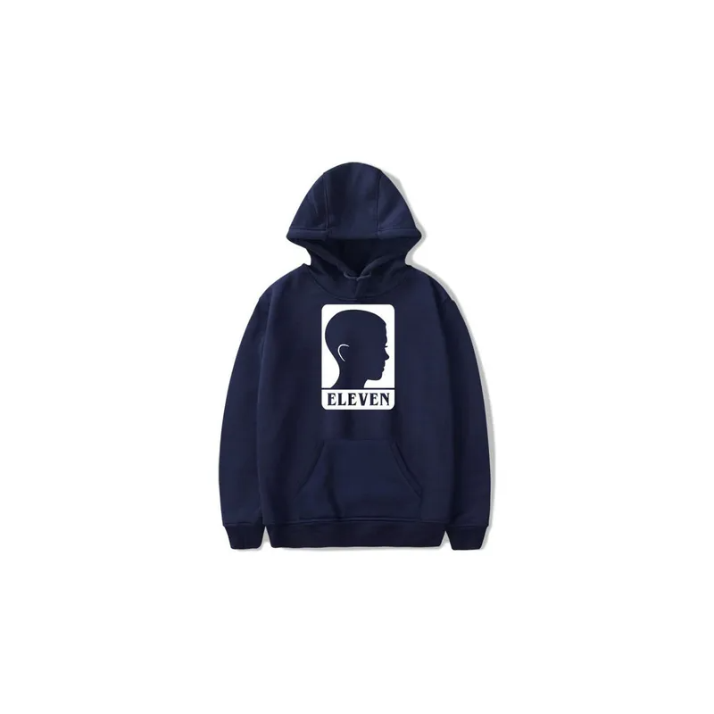 Fashion Stranger Things Printing Thickening Casual Pullover Hoodie Tops Dark Blue N42373336V