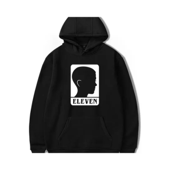 Fashion Stranger Things Printing Thickening Casual Pullover Hoodie Tops Black N42373315V