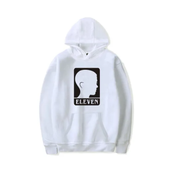 Fashion Stranger Things Printing Thickening Casual Pullover Hoodie Tops Gray N42373329V