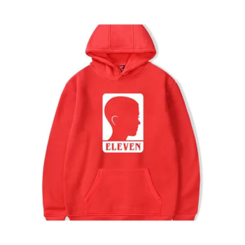 Fashion Stranger Things Printing Thickening Casual Pullover Hoodie Tops Red N42373343V
