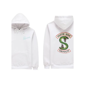 Fashionable Couple Hoodie White