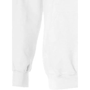 Fortnight Printed Cotton Hoodie White/Black