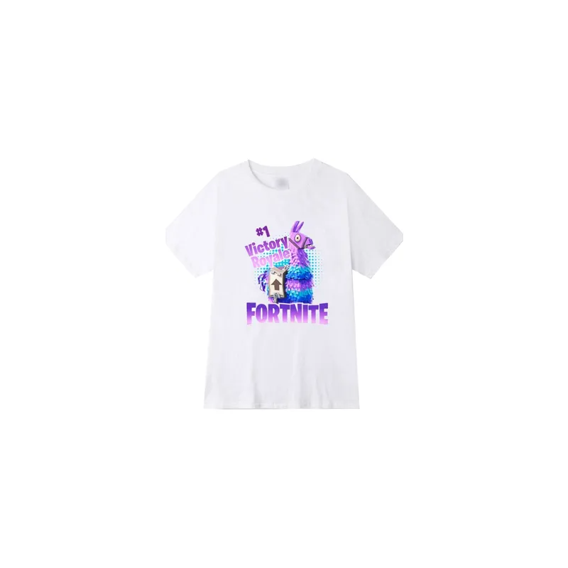 Fortnite Alpaca Printed T-Shirt White/Purple/Blue