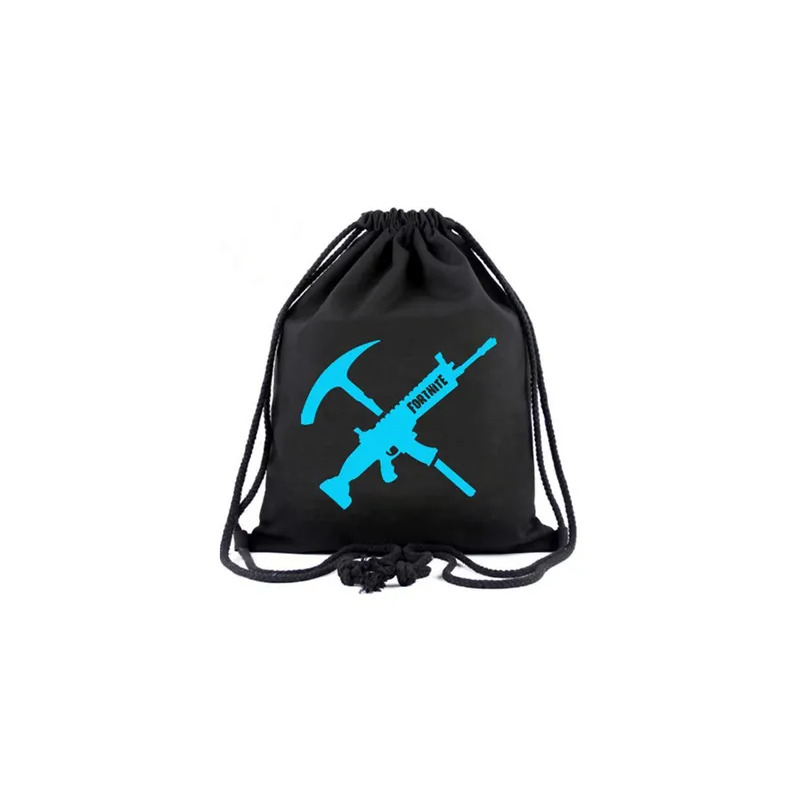 Fortnite Drawstring Gym Sackpack, Black/Blue
