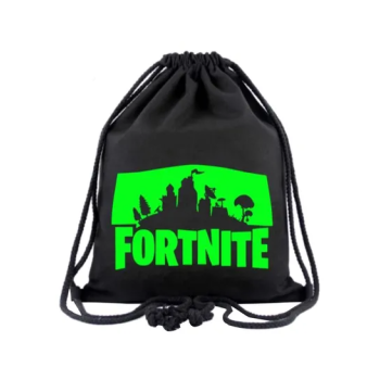 Fortnite Drawstring Gym Sackpack Black/Green
