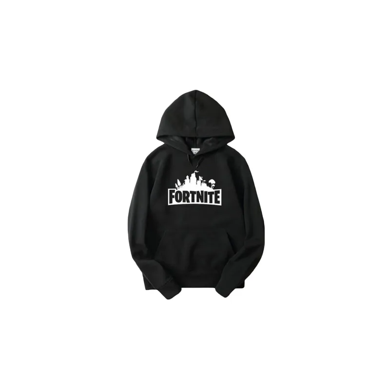 Fortnite Fortress Night Printed Hoodie Black