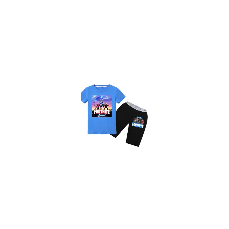 Fortnite Short Sleeved T-Shirt And Short Set For Kids