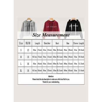 Friends Printed Long Sleeve Pullover Grey