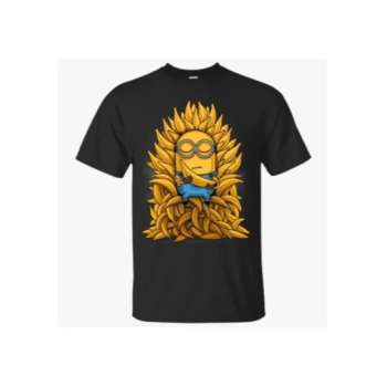 Funny Cartoon Printed Minion Banana Of Throne Top T-Shirts For Family Z8955Dbcf5Bc8C6804817Z