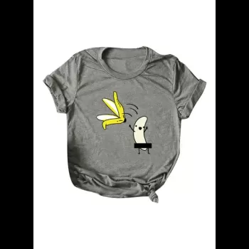 Funny Cartoon Short Sleeve...