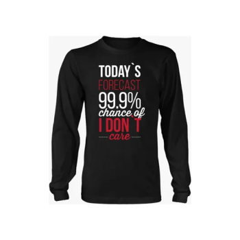Funny I Don'T Care Graphic Unisex Sweatshirt Top Black