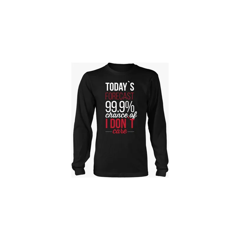 Funny I Don'T Care Graphic Unisex Sweatshirt Top Black