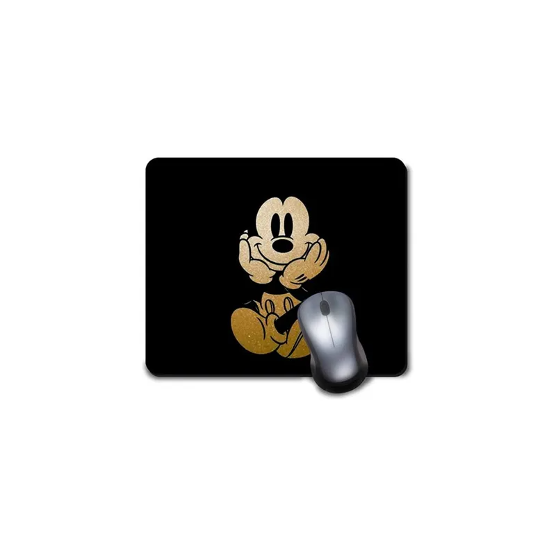 Funny Micky Mouse B Character Choices Printed Mouse Pad Multicolor