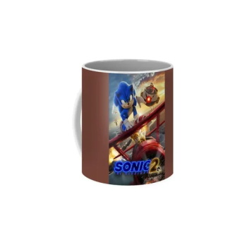 Funny Printed Sonic The Hedgehog 2 Movie Coffee Mug