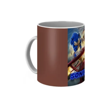 Funny Printed Sonic The Hedgehog 2 Movie Coffee Mug