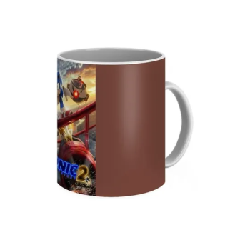 Funny Printed Sonic The Hedgehog 2 Movie Coffee Mug