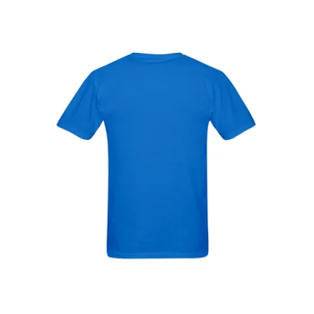 Funny Sick Puppies Band Logo Printed Cotton Short Sleeve T-Shirt Blue