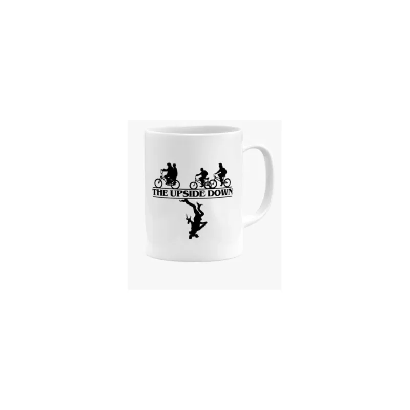 Funny Stranger Things Up Side Down Printed Ceramic Mug