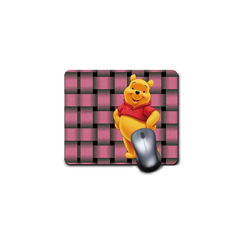Funny Winnie The Pooh Character Choices Printed Mouse Pad Multicolor