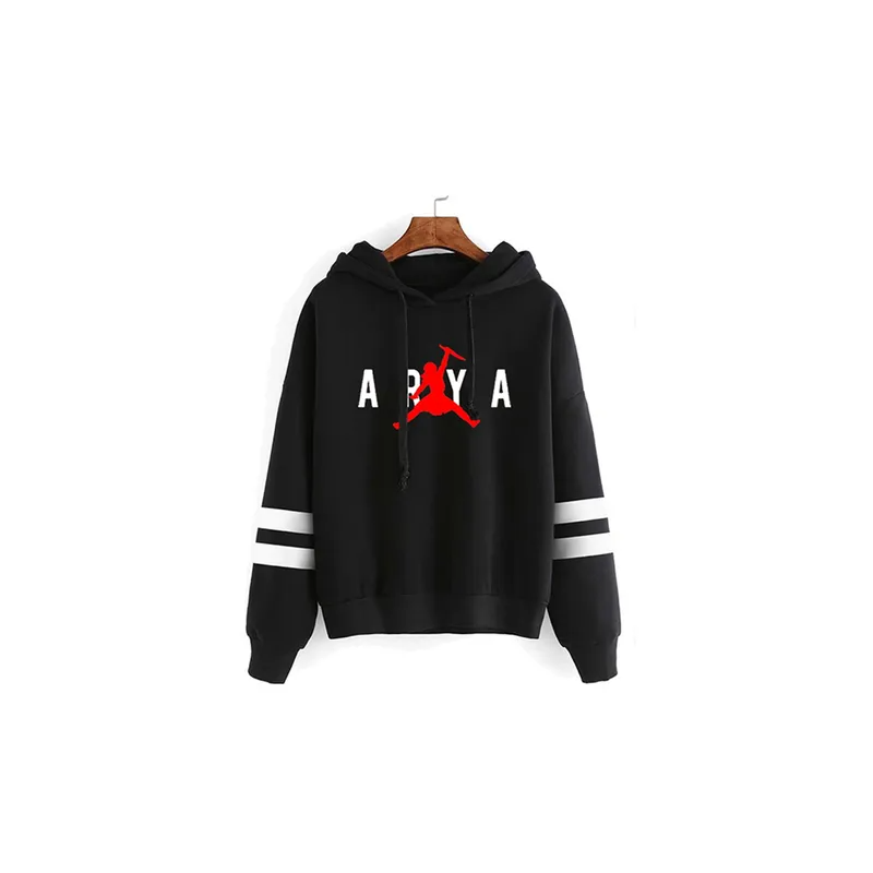 Game Of Thrones Print Hooded Neck Long Sleeves Hoodie Black N29228029V