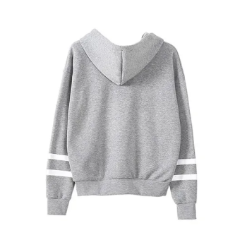 Game Of Thrones Print Hooded Neck Long Sleeves Hoodie Grey N29227999V