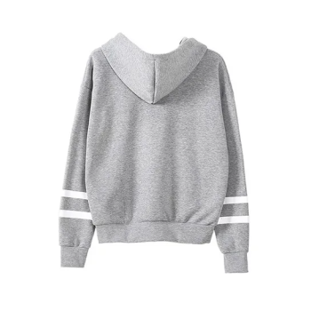 Game Of Thrones Print Hooded Neck Long Sleeves Hoodie Grey N29228021V