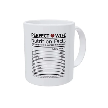 Gifts For Wife From Husband And Valentines Day Gifts For Her, Anniversary Wife Romantic Mugs Funny Heart