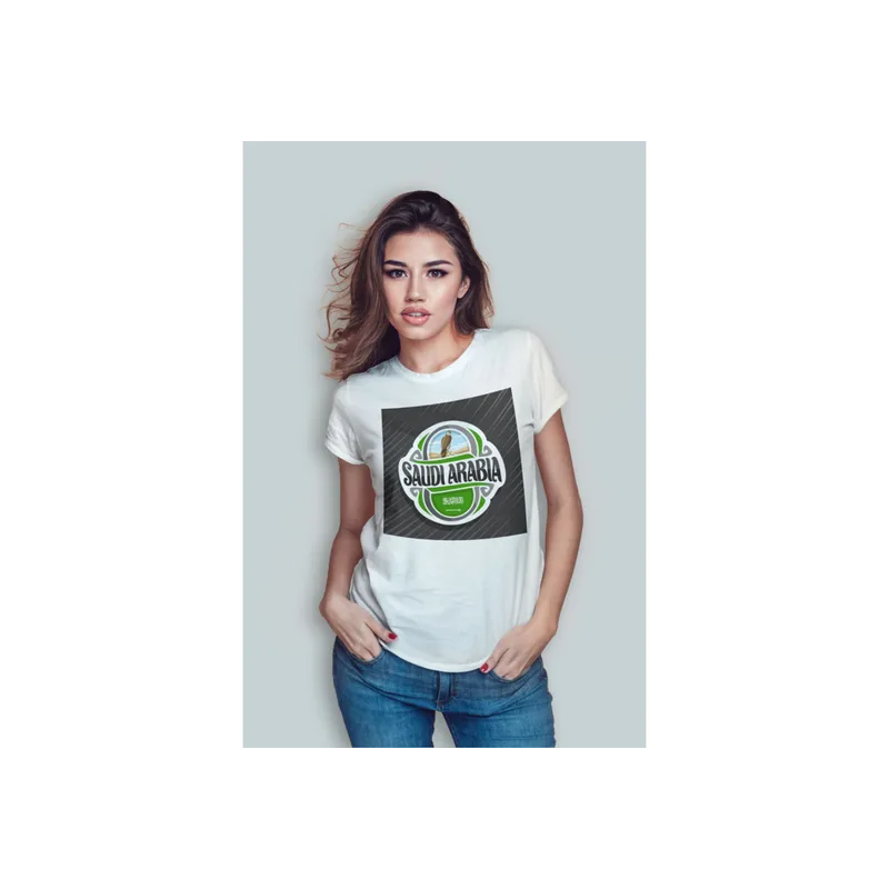 Graphic Print Crew Neck T-Shirt White