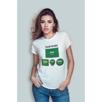 Graphic Printed Crew Neck T-Shirt, White