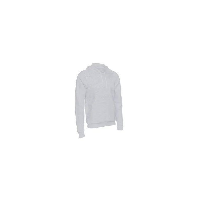 Grey Hoodie Plain With Pocket Unisex For Adults