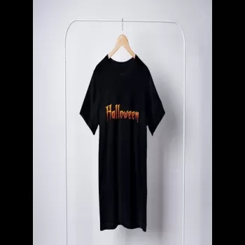 Halloween Printed T-Shirt...