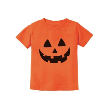 Halloween Pumpkin Printed T-Shirt For Kids And Adults