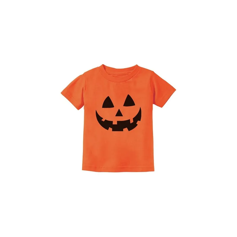Halloween Pumpkin Printed T-Shirt For Kids And Adults
