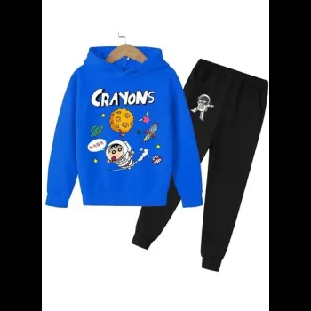 Crayons Set Printed Hoodie...