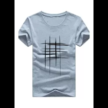 Creative Line Cross Printed...